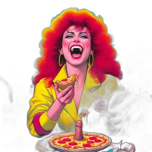food, photorealistic, concept art, comic book art transparent PNG cut-out