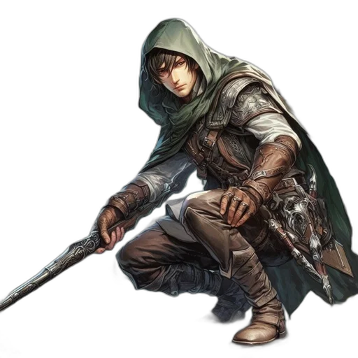 sword, weapon, staff, fantasy art transparent PNG cut-out