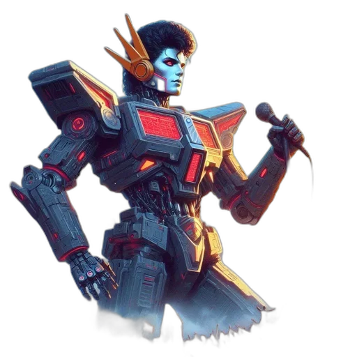 robot, weapon, staff, concept art transparent PNG cut-out