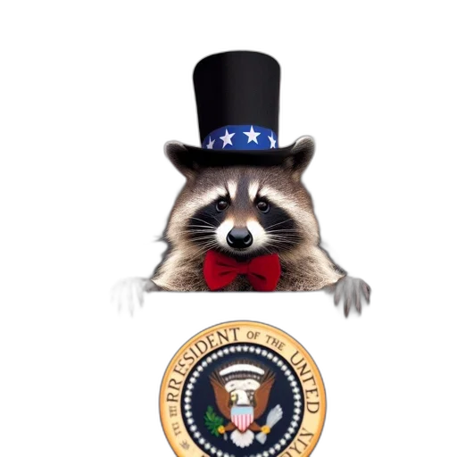 animal, hat, staff, creature transparent PNG cut-out