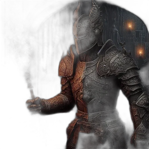 sword, mask, staff, dragon transparent PNG cut-out