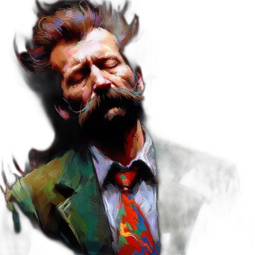 face, mask, concept art, comic book art transparent PNG cut-out