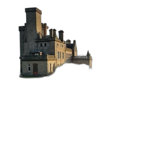 building, crown, dragon, staff transparent PNG cut-out