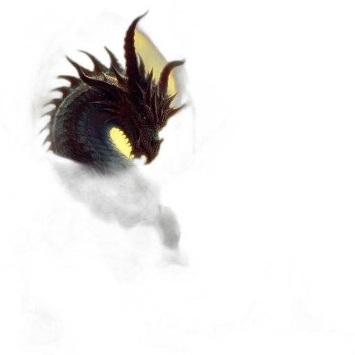 dragon, creature, mask, animal transparent PNG cut-out