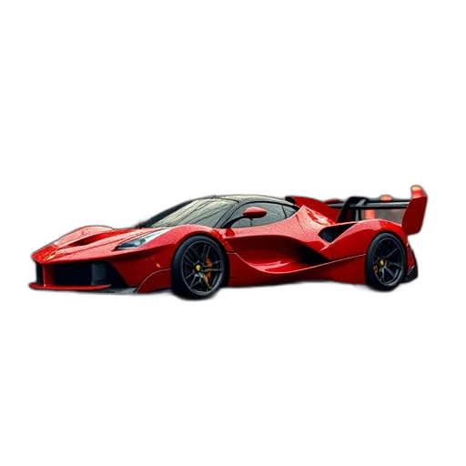 car, weapon, 3d render, photorealistic transparent PNG cut-out