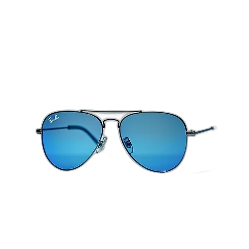 3d render, blue, ray, ban transparent PNG cut-out