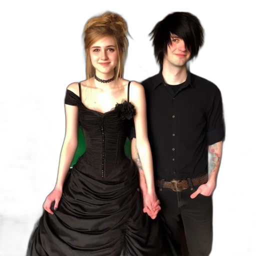 dress, hair, concept art, photorealistic transparent PNG cut-out