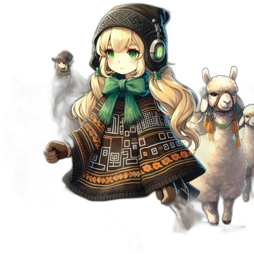 staff, animal, mask, pixel art transparent PNG cut-out