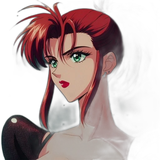 face, anime, concept art, watercolor transparent PNG cut-out