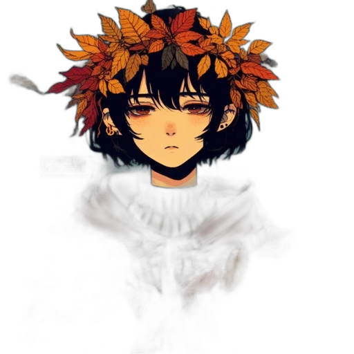 crown, flower, mask, face transparent PNG cut-out