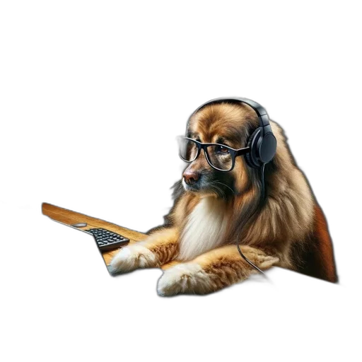 staff, animal, fantasy art, photorealistic transparent PNG cut-out
