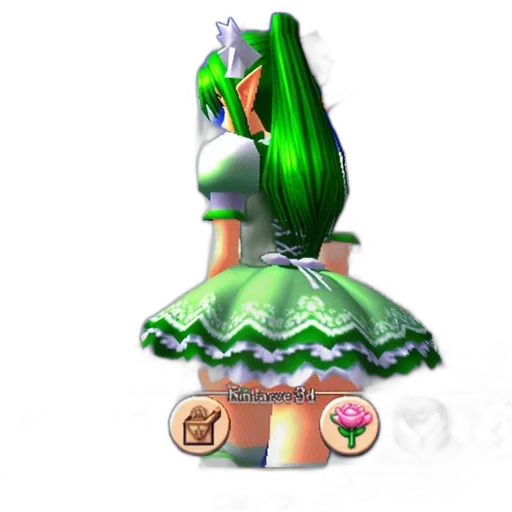 dress, crown, jewelry, staff transparent PNG cut-out
