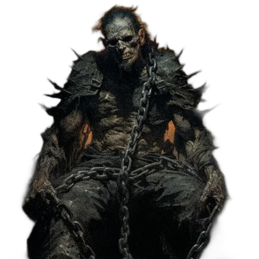 creature, staff, mask, face transparent PNG cut-out