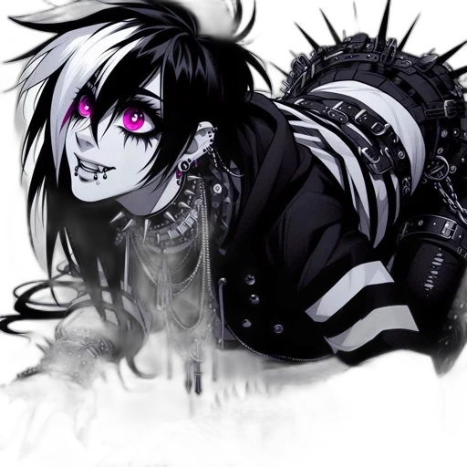 creature, fantasy art, concept art, cyberpunk transparent PNG cut-out