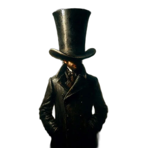 hat, mask, staff, robot transparent PNG cut-out