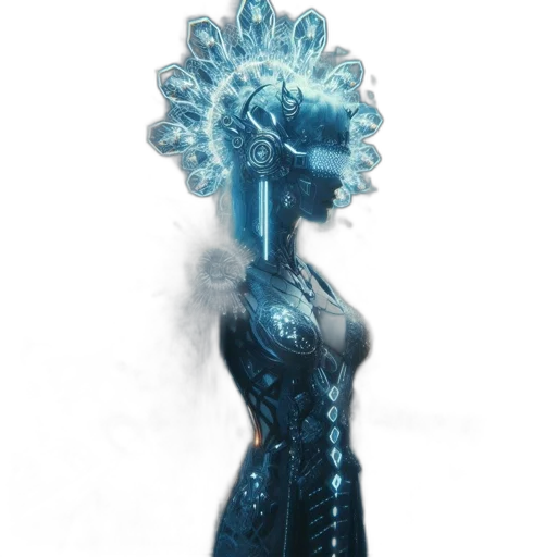 dress, crown, mask, flower transparent PNG cut-out