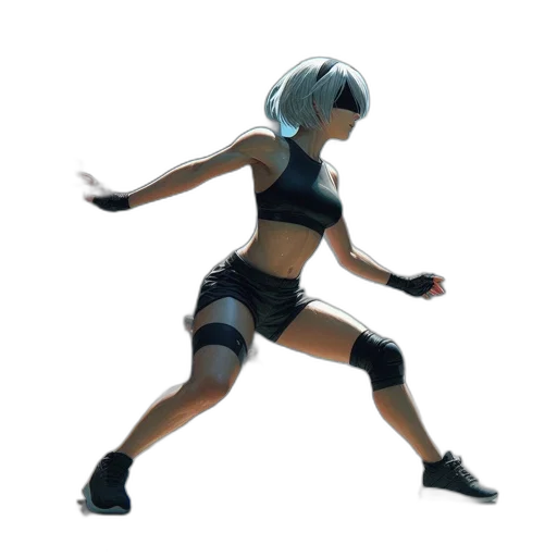 robot, concept art, cyberpunk, 3d render transparent PNG cut-out