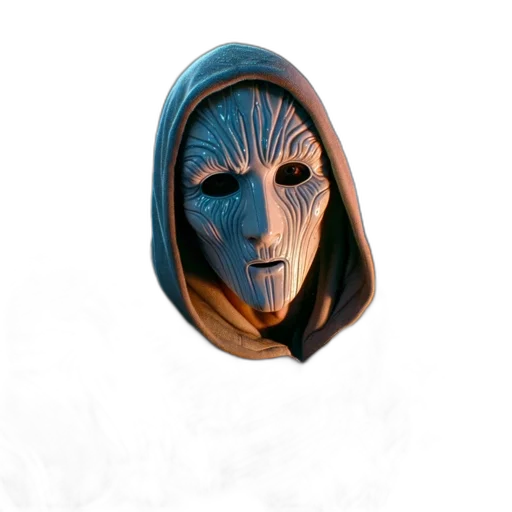 mask, face, jewelry, creature transparent PNG cut-out