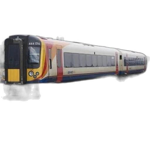 3d render, photorealistic, colorful, train transparent PNG cut-out