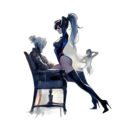 furniture, dress, staff, mask transparent PNG cut-out