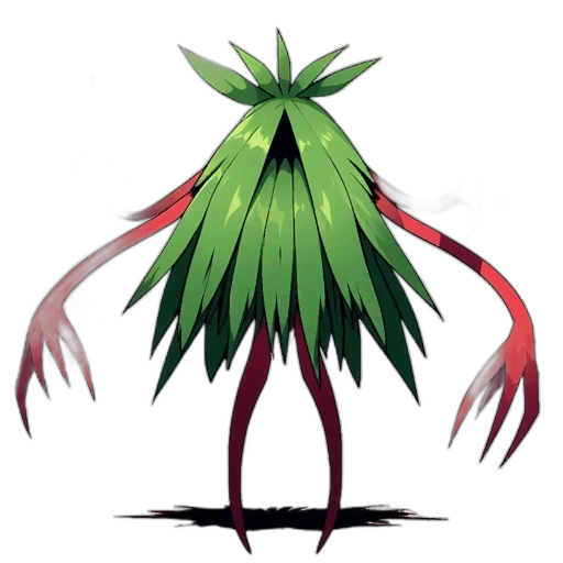 creature, staff, crown, tree transparent PNG cut-out
