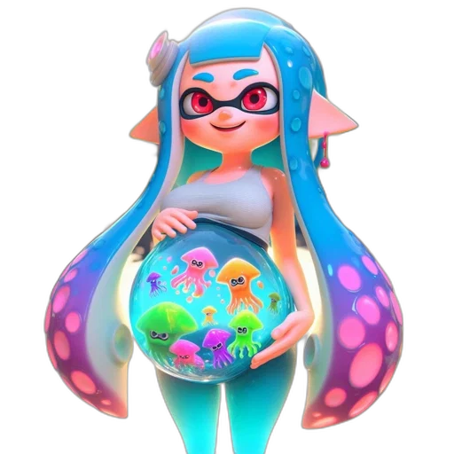 dress, creature, staff, animal transparent PNG cut-out