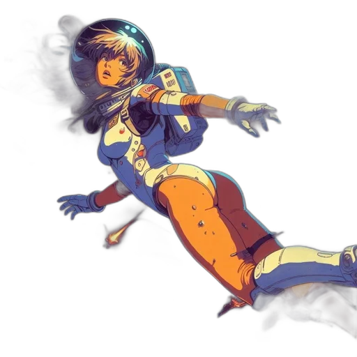 robot, concept art, comic book art, fantasy art transparent PNG cut-out