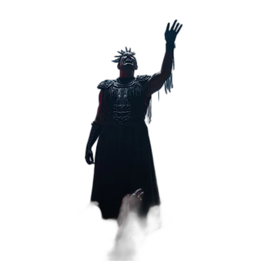 creature, staff, robot, mask transparent PNG cut-out