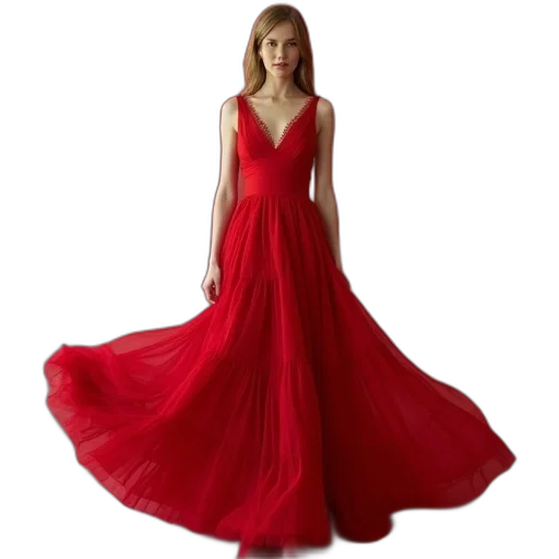 dress, red, bcb, dakota transparent PNG cut-out