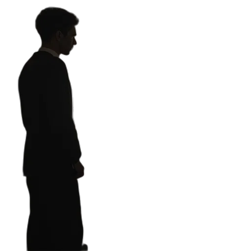staff, jacket, face, dress transparent PNG cut-out