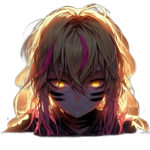 mask, face, hair, creature transparent PNG cut-out