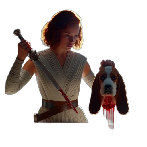 staff, weapon, animal, creature transparent PNG cut-out