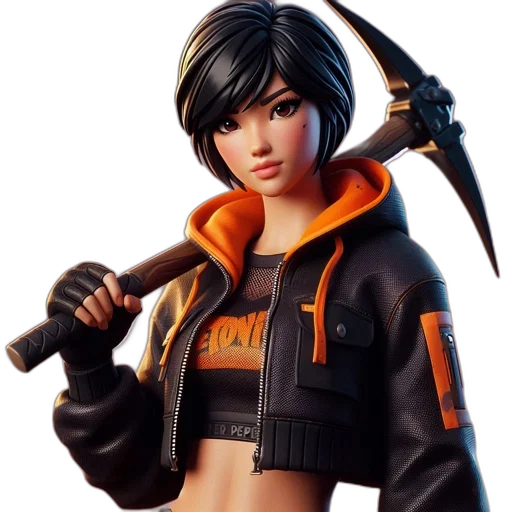 jacket, weapon, staff, concept art transparent PNG cut-out