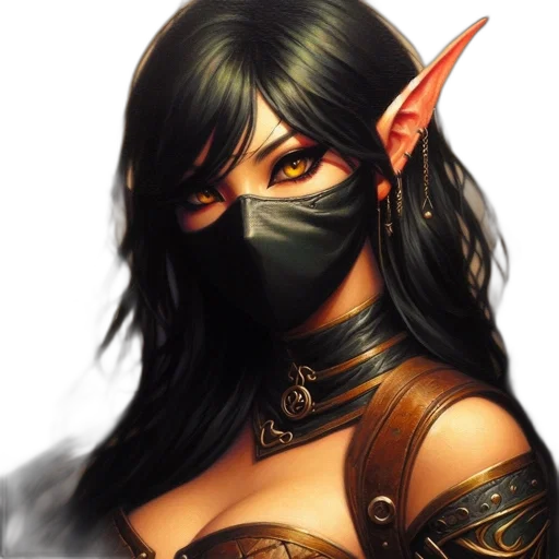 mask, face, dragon, staff transparent PNG cut-out