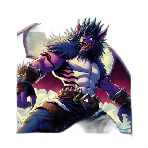 dragon, mask, staff, sword transparent PNG cut-out