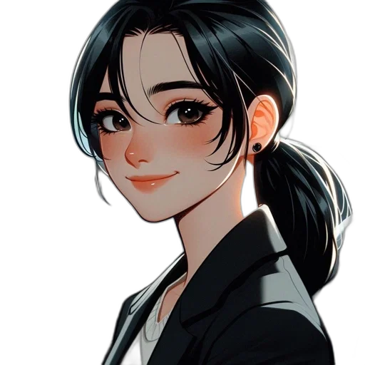 jacket, staff, face, cartoon transparent PNG cut-out