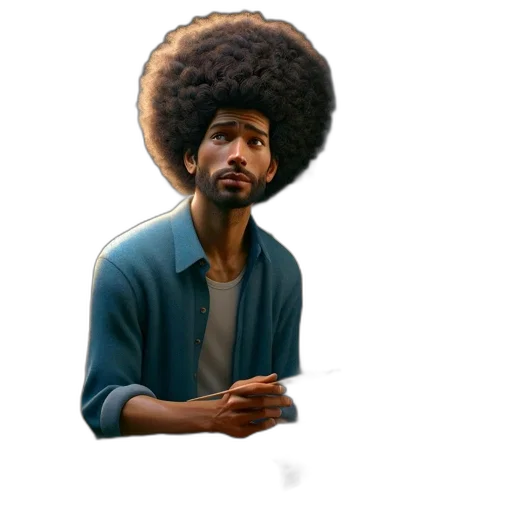 face, hat, hair, staff transparent PNG cut-out
