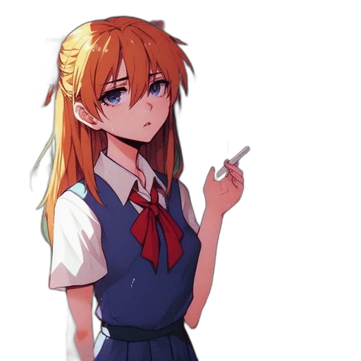 dress, staff, face, sword transparent PNG cut-out
