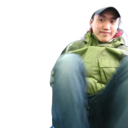 jacket, creature, hat, face transparent PNG cut-out
