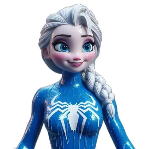 3d render, comic book art, concept art, cartoon transparent PNG cut-out