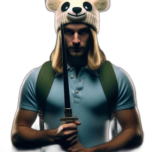 hat, staff, animal, mask transparent PNG cut-out