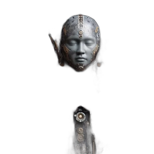 mask, face, robot, weapon transparent PNG cut-out