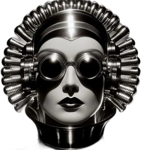 mask, crown, jewelry, robot transparent PNG cut-out