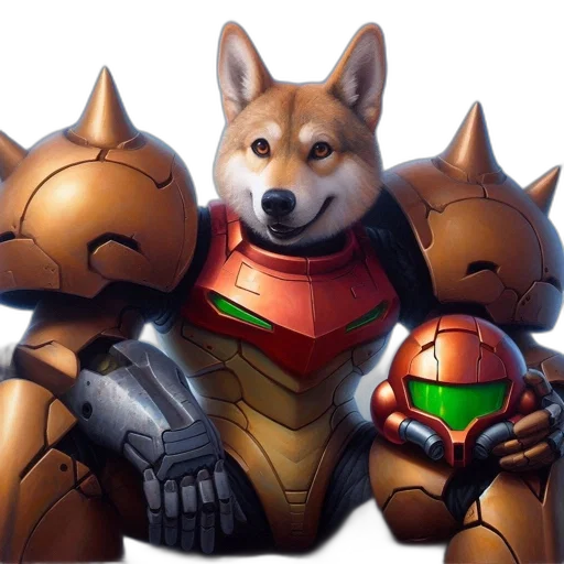robot, animal, concept art, pixel art transparent PNG cut-out