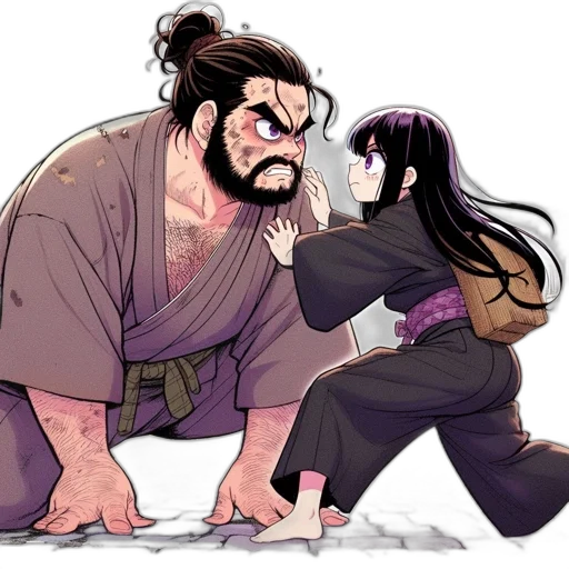 concept art, comic book art, anime, fantasy art transparent PNG cut-out