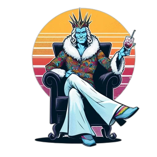 jacket, vaporwave, comic book art, concept art transparent PNG cut-out