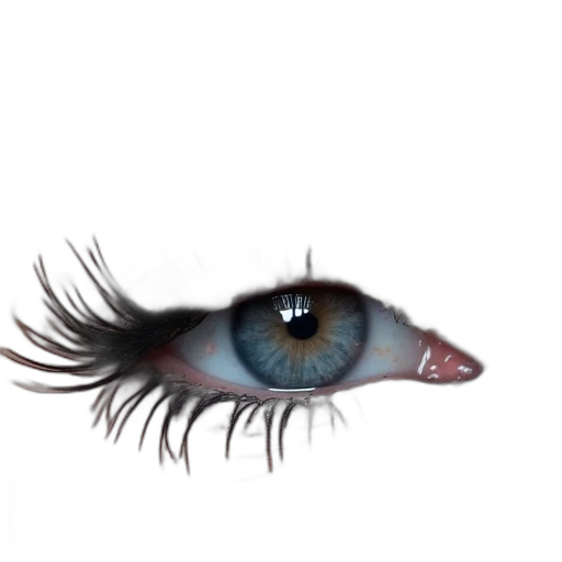 face, mask, hair, jewelry transparent PNG cut-out