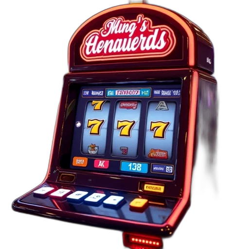 3d render, gambling, machine, casino transparent PNG cut-out
