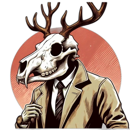 mask, animal, creature, concept art transparent PNG cut-out