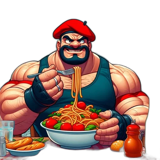 food, robot, pixel art, concept art transparent PNG cut-out